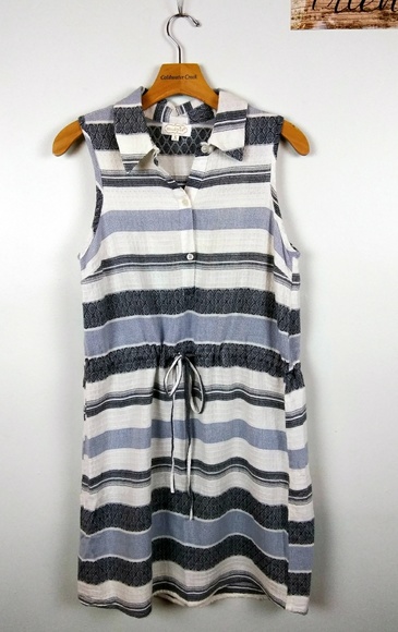 Mud Pie Striped Savannah sleeveless Dress - Picture 3 of 8
